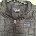 Patagonia Nano Puff Jacket Mens Large Black Puffer Quilted