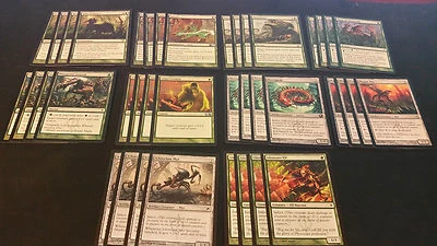 60 Card Deck - MONO GREEN INFECT - Ready to Play - Rare cards - Magic MTG FTG - Image 1 of 3