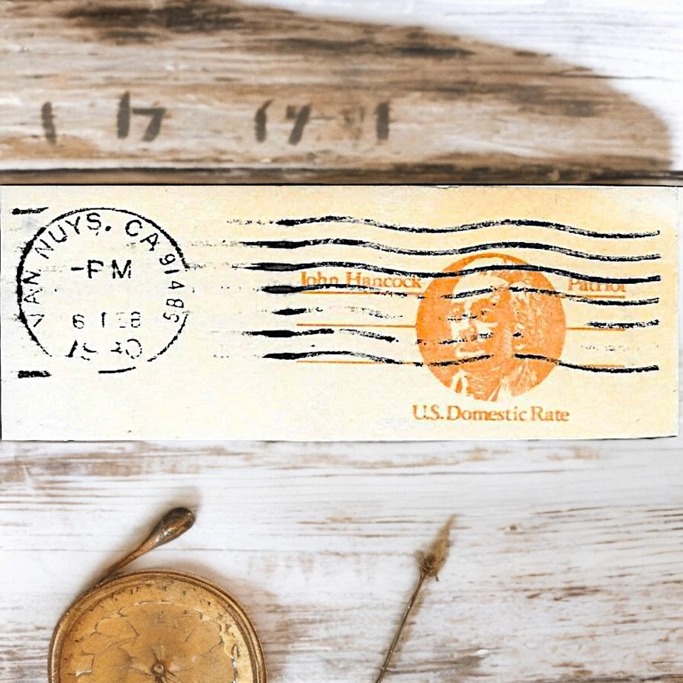 US. UY30 10 Cents John Hancock Paid Reply Postal Card 1978 Van Nuys CA 1980! - Image 1 of 1