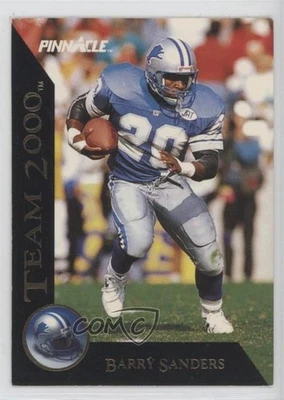 1992 Pinnacle Team 2000 Barry Sanders #21 HOF - Image 1 of 2