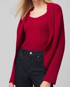 White House Black Market Cashmere Blend Rib Tank & Cocoon Sweater Indulgent Smal - Picture 1 of 6