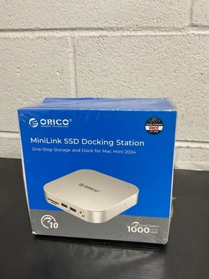 Hub ORICO USB4 40Gbps per Mac Mini M4 7 in 1 Docking Station MiniLink SSD - Immagine 1 di 3