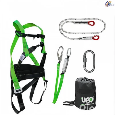 KIT IMBRACATURA DI SICUREZZA PROFESSIONALE CON CORDINO REGOLABILE 150CM E SACCA - Immagine 1 di 4