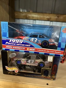Lot Of 2 John Andretti 1999 Nascar 1/24 Diecasts Clear & 50th Anniversary Petty  - Picture 1 of 1