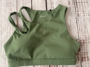 Young LA Sports Bra Womens Small Green - Picture 1 of 3