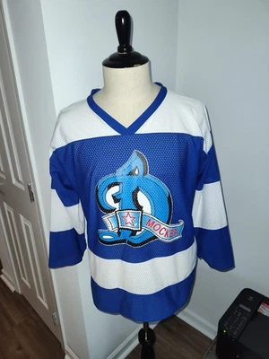 Vintage HC Dynamo Moscow Mockba Made in Russia Wolves Hockey Jersey Medium #10  - Image 1 of 4
