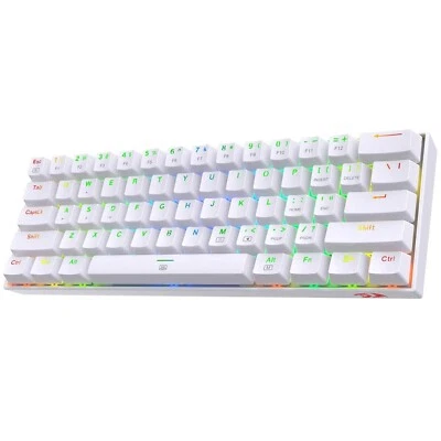 Redragon K630 60% RGB Wired Mechanical Keyboard 61 Keys Compact - Image 1 of 4