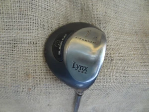 Lynx BLACK CAT Titanium 9° Driver ⛳ FLARE 650 Lite Uifiber Stiff NEW GRIP - Picture 1 of 8