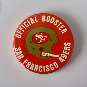 Vintage 1967 HEINZ NFL BOOSTER BUTTON Pinback San Francisco 49ers 1 - 1/2 - Picture 1 of 3
