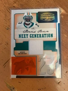 2006 Donruss Gridiron Gear Next Generation Jerseys #NG21 Ronnie Brown /250 - Picture 1 of 2