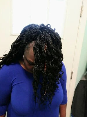 Unidad de peluca de ganchillo trenzado hecha a medida 1b Foto 1 de 4