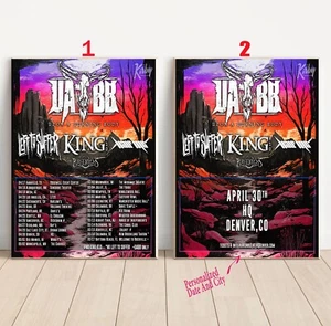 Custom Upon A Burning Body Tour 2025 Poster - Picture 1 of 1