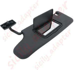 6CJ07DX9AA NEW Black Left Driver Side Sun Visor for Wrangler JK 2007-2018 - Picture 1 of 12