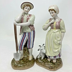 Rare Jeanne Reed LTD “Country Couple”Porcelain Figurines Mint - Picture 1 of 11