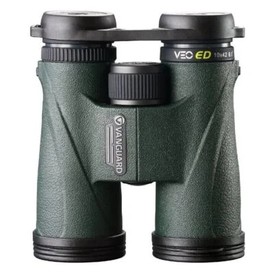 Vanguard VEO ED 10x42 Bak4 Waterproof Fogproof Binoculars V248851 with Bag Case - Image 1 of 4