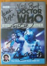 Doctor Who:Attack Of The Cybermen (DVD, 2009) SIGNED Colin Baker+Nicola Bryant+!