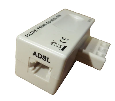 Filtre Adsl prise gigogne RJ11 adaptateur telephone - Bild 1 von 3