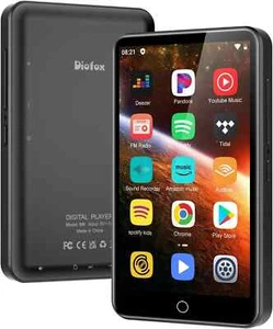 Reproductor MP3 Diofox 80GB M303 Pro con Bluetooth y WiFi, Reproductor de Mp3 y Mp4 Negro - Imagen 1 de 5