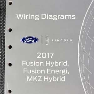 2017 Ford lincoln wiring diagrams fusion hybrid, fusion energi, MKZ hybrid - Imagen 1 de 8
