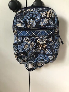 Vera Bradley Windsor Navy Small Backpack. - Picture 1 of 5