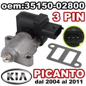 IAC Inactive Air Control Valve Butterfly Body KIA PICANTO SA 35150-02800 - Picture 1 of 18
