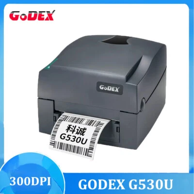 Godex G530U 300dpi Desktop Direct Thermal Label Printer for Clothing Hangtags - Bild 1 von 4