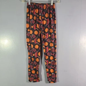 Tuff Guys Pajama PANTS ONLY Boys Sz 8 (S) "Just Slam Dunk" w/ Orange Basketballs - Picture 1 of 13