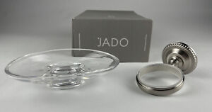 ~NIB~ JADO Soap Dish W/Holder - WYND 816 Series - Brushed Nickel - 016/121/144