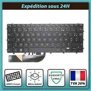 CLAVIER FRANÇAIS AZERTY POUR DELL XPS 15 7590 / 9550 / 9560 / 9570 - 0F6N3V - Photo 1/2