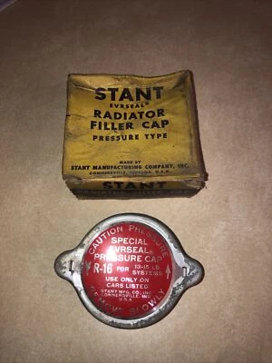 STANT R-16 para 1953-60 DESOTO, DODGE, NASH, HUDSON, RAMBLER TAPA RADIADOR CON AIRE ACONDICIONADO. Foto 1 de 4