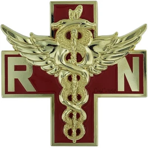 Nurse Thank You Medallion Gold - Picture 1 of 5