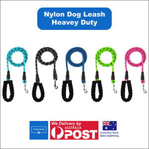 Dog Heavy Duty Lead Leash Strong Training Nylon Pet Rope Long Recall