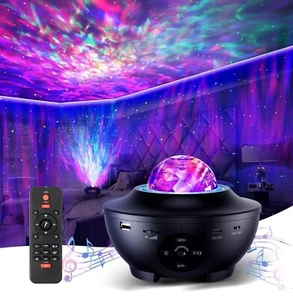 Galaxy Projector Star Projector, Bluetooth Speakers Night Light Timer Remote... - Picture 1 of 5
