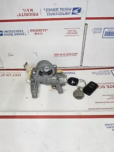 02-06 LANCER IGNITION LOCK CYLINDER SWITCH ASSEMBLY 1 KEY USED OEM MR307571 - Picture 1 of 6