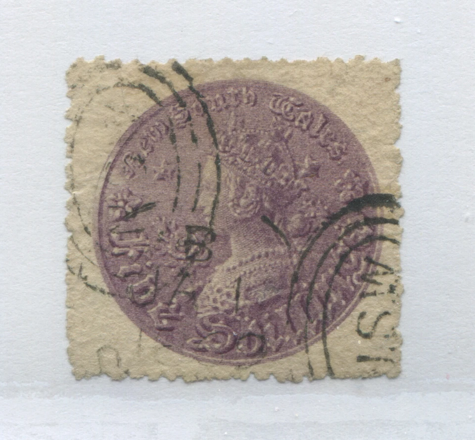 Nueva Gales del Sur QV 1861 5/usado violeta opaco perf 13 Foto 1 de 1