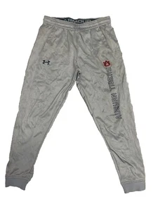 Auburn Tigers Pants Under Armour Large Gray Sweatpant UA 30’ Waist University B - Picture 1 of 11