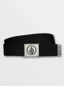 Volcom Men's Circle Web Belt Black (BLK) One Size 1.5" wide - Picture 1 of 3