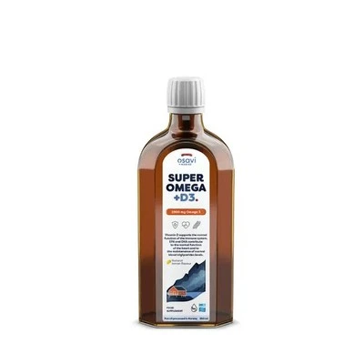 Osavi Super Omega + D3, 2900 mg Omega 3, natural lemon flavour 250 ml