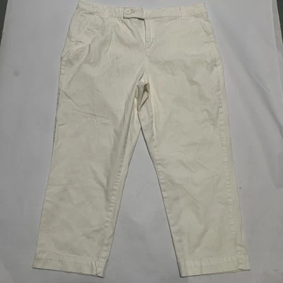 Style & Co Women's Size 12 White Mid Rise Pocketed Straight Ankle Pants - Image 1 of 4