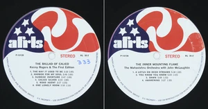 C1972 AFRTS Kenny Rogers Ballad Calico Mahavishnu Orchestra Inner Mounting Flame - Picture 1 of 9