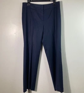 Pantaloni vintage Escada misto lana cashmere lana blu navy 38EU/32"US - Foto 1 di 7