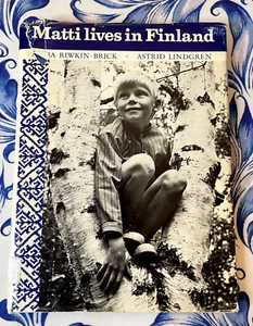 Matti Lives In Finland, Astrid Lindgren, Hardback w/dj, Ex-Lib, 1969, Children's - Picture 1 of 12
