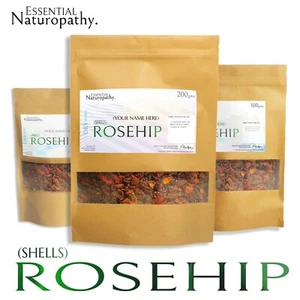 ROSEHIP SHELLS DRIED HERB Certified Organic (Rosa canina) Premium Rose hip TEA - Picture 1 of 1