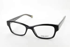 NINE WEST NW5088 001 Negro Pulido 48-17-135 Monturas de Gafas Bisagras Flexibles X605 - Imagen 1 de 11
