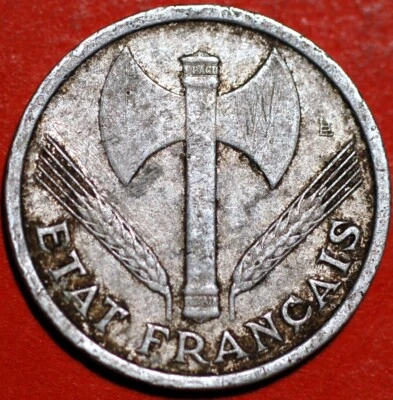 France 1 Franc 1942 Vichy French State KM# 902 - Image 1 of 2