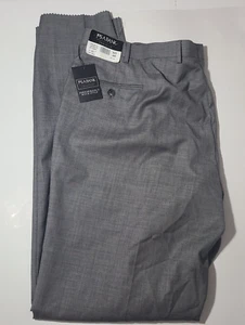 Jos A Bank Traveler Slim Fit Men's Gray Wool Chino Pants Size 44R NWT - Picture 1 of 5