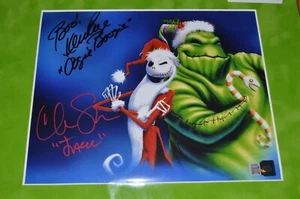 Pagina autografa e foto firmata Sarandon JACK & OOGIE BOOGIE con certificato di autenticità - Foto 1 di 1