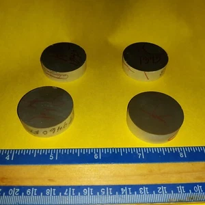 Fiber optic faceplate 1.400" dia. x .420" thk - Photo 1/3