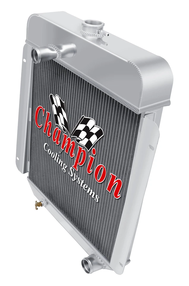Radiador Kool Champion de 3 filas para motor Ford Sunliner L6 1954 1955 1956 Foto 1 de 4