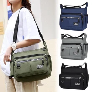 Borsa a tracolla uomo grande capacità, impermeabile e resistente all'usura backa3d8 H0K9 - Foto 1 di 28